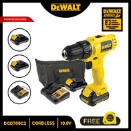 DEWALT DCD700C2 Cordless 10mm Drill Driver 10.8V
