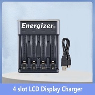 +Energizer  4-slot independent charging charger.