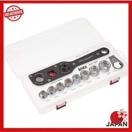 ANEX Offset Adapter 19mm with Case - Multi-Set for Tight Spaces, Nuts and Bolts Handling Tool