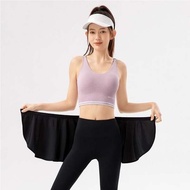 lululemon bra yogatruth Yoga menutupi skirt pinggul, sukan untuk mengelakkan rasa malu, skirt kecerg