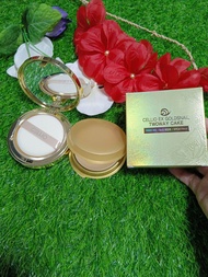 แป้งทองคำแถมรีฟิล cellio ex gold snail Twoway cake จากเกาหลี meesoul cellio ex goldsnail twoway cak