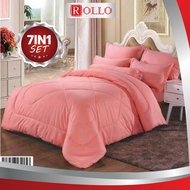 Premium Cadar Hotel (7IN1) with Comforter 100% Cotton 1000 Thread Counts Fitted Bedsheet High Qualit