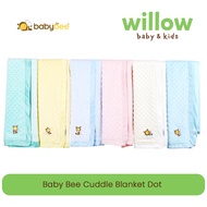 Baby Bee Cuddle Blanket Dot