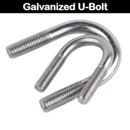 12mm Galvanized U-Bolts U Bend Screws GI U Shaped Bolt