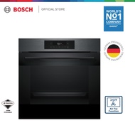 Bosch Series 6 60x60cm Built-in Oven 76L Black Stainless Steel | Air Fry Function | 3D HotAir - HJG8