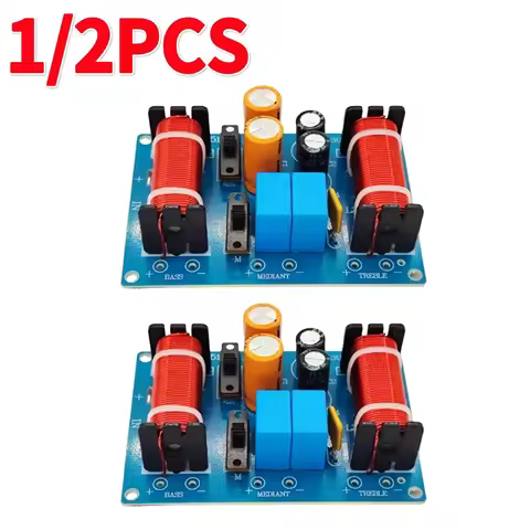150W Speaker Crossover 3 Ways Treble Midrange Bass Filter Frequency Divider HiFi EPCOS+KONEK capacit