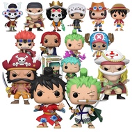 Funko One Piece Funko Pop Luffy Zoro Ace Chopper Law Action Figure Model Toys Collection