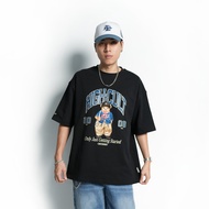 High Cultured Class Of Hiro Loose Tee | Baju Oversaiz - 1138 Oversized T Shirt Men Streetwear Graphi