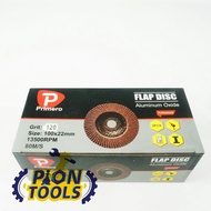 Primero Flap Disc Sandpaper Stacking 4" grid 120