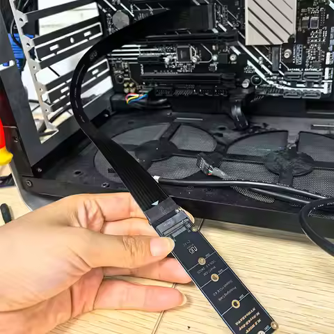 M.2 NVME NGFF M-Key SSD Extension Cable Support PCle4.0 Solid Drive Riser Card M.2 SSD PCI-Express 4