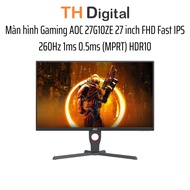 AOC 27G10ZE Gaming Monitor 27 inch FHD Fast IPS 260Hz 1ms 0.5ms (MPRT) HDR10 - Genuine product
