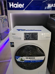 ส่งฟรี Haier เครื่องซักผ้าฝาหน้า Smart BLDC Inverter Drive ขนาด 8 KG รุ่น HW80-BP10829 รับประกันมอเต