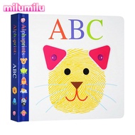 Milu สมุดวาดภาพระบายสีสำหรับเด็ก Alphaprint Abc ABC หนังสือภาษาอังกฤษต้นฉบับ