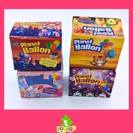 Planet balloon box contains 20 pcs of balloons and metallic toy stickers