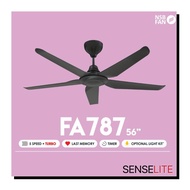 FA787 42in/56in NSB Ceiling Fan White/black Remote Control 5 Blade Ceiling fan without/with 3C light