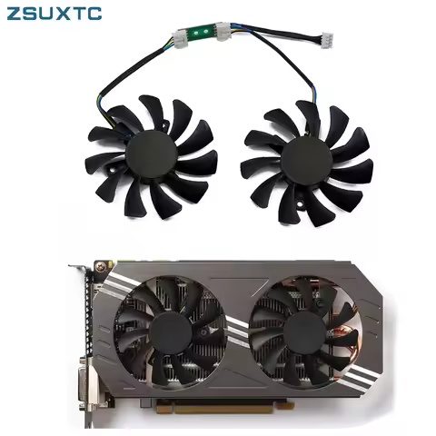 75MM GA81O2U GA81S2U GTX970 4G Cooler Fan Replacement For ZOTAC GeForce GTX 970 Graphics Card Coolin
