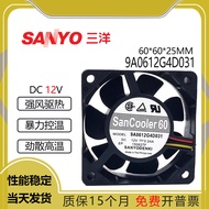 San Ace60612G4D031 12V 0.24A 6025 Double Ball Cooling Fan