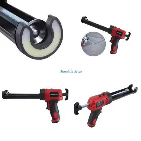 U2JC Electric Caulking Guns Cordless Caulking Guns with Bright Battery Power Caulk Guns 300ml Driple