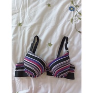 Si bra size 75/80 A B with purple and black stripes and elastic ERROR