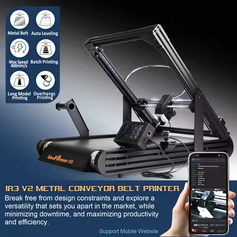 IdeaFormer IR3 V2 400mm/s Maximum Printing Speed Klipper Firmware FDM 3d Printer Automatic Leveling 