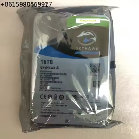 New ST16000VE002 SkyHawk AI 16TB,Internal,7200 RPM,3.5 inch Hard Drive