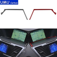 For Honda Accord 2014 2015 2016 2017 Carbon Fiber Car Accessories Center Console Navigation Border D