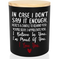 TEEZWONDER Christmas Anniversary Wedding Gifts for Women Men - Long Lasting Vanilla Lavender Candle 