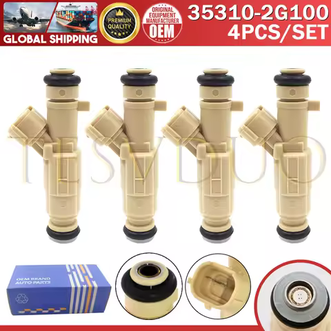 4Pcs 35310-2G100 353102G100 Fuel Injector For Hyundai IX35 2010~2013 2.0L Kia Sportage 2010~2016 2.0