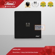 Himel Altivo 1 Gang Data Cat6 RJ45 Data Socket Black