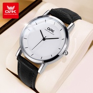 100% ของแท้ OPK นาฬิกา ผู้ชาย กัน น้ำ ของแท้ ใหม่ แฟชั่น ธุรกิจ เรียบง่าย สายหนังแท้ นาฬิกาควอตซ์ ปร