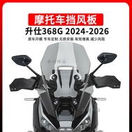 Suitable for Shengshi 368G 2024-2026 Motorcycle Windshield Windproof Thickened Windshield pc Heighte