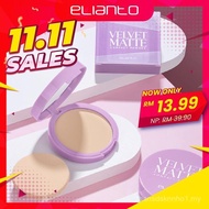 Elianto Bedak Kompak Velvet Matte (Ringan, Licin, Make Up Foundation) | | {Elianto Velvet Matte Comp