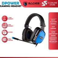 [SS ONLINE STORE] SADES DPOWER Headphone Gaming Headset Earphone Gaming Headphone With Mic