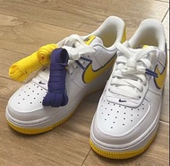 Nike Air Force 1 kobe 白黃色 yellow