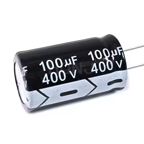 2PCS ​​​​100uF 400V 100MFD 400Volt 16*30mm Aluminum Electrolytic Capacitor Radial 100mf400v 100uf400
