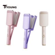 [Available] Wavy Hair Curling Iron Deep Wave Hair Tool Anti Scald Ceramic Heating Plate Hair Crimpin