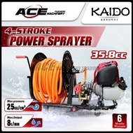 [ KAIDO ] GX35 Engine 4-Stroke Gasoline Power Sprayer | 30m High Pressure Hose | 35.8cc | 15-25kg/cm