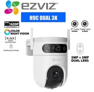 Ezviz H9C Dual Lens (5MP + 5MP) 3K Waterproof Pan/Tilt Two Way Talk Color Night Vision Outdoor Secur