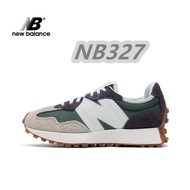 รับประกันของแท้ รองเท้าผ้าใบ New Balance NB 327 สีเทา สีเขียว สีม่วง รองเท้าบุรุษและสตรี รับประกัน 3 ปี