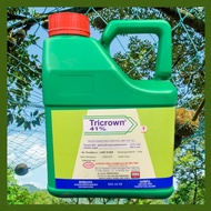 [ORIGINAL] 4L Tricrown ACM Glyphosate 41% Herbicide Sama Macam Ecomax RACUN RUMPUT/ Glyphosate 41/ T