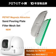 PETKIT Magnetic Sand Pouring Plate Filter Mesh Set Effective Sand for PETKIT PURA MAX 2 Cat Litter B