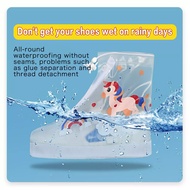Waterproof Rain Boots for Kid Anti-Slip Rain Boot Cover Outdoor Cartoon Shoe Cover