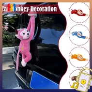 MYRONGMY Car Pendant, Hanging Monkey Gibbon Car Accesorios Monkey Plush Toys, Fashion Quick Release 