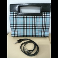 Burberry藍標blue label的Nova Check手提肩背兩用包