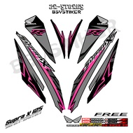 Sticker supra x 125 fi striping/ wave 125r graphic/ (sku1) supra x 125 new sticker/