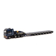 WSI 1: 50 VOLVO FH 4 8X4 Flatbed Trailer Alloy Model WOCKEN 01-1716
