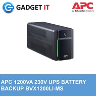 APC Back-UPS 1200VA , 230V, AVR, Universal and IEC Sockets (BVX1200LI-MS) (BVX1200 / BVX1200LI / BVX