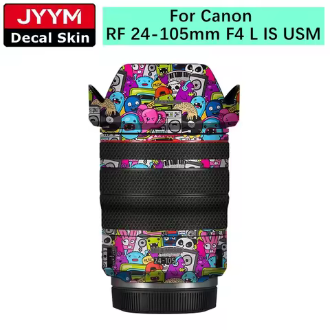 Customized Sticker For Canon RF 24-105mm F4 L IS USM Lens Decal Skin Vinyl Wrap Protective Film Coat
