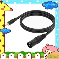 39A- 3.5mm to XLR Cable Adapter Balanced 1/8 Inch Mini Jack TRS Stereo to 3Pin XLR Male Microphone A