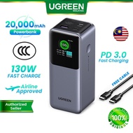 【3C Certified】 UGREEN 130W Nexode PowerBank 20000mAh 10000mAh Magsafe Wireless China CCC Flight Appr